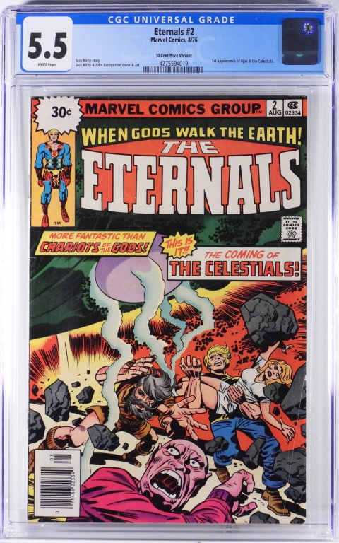 MARVEL COMICS ETERNALS #2 CGC 5.5