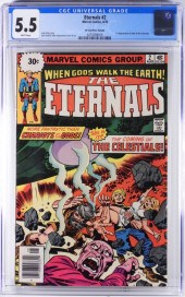 MARVEL COMICS ETERNALS #2 CGC