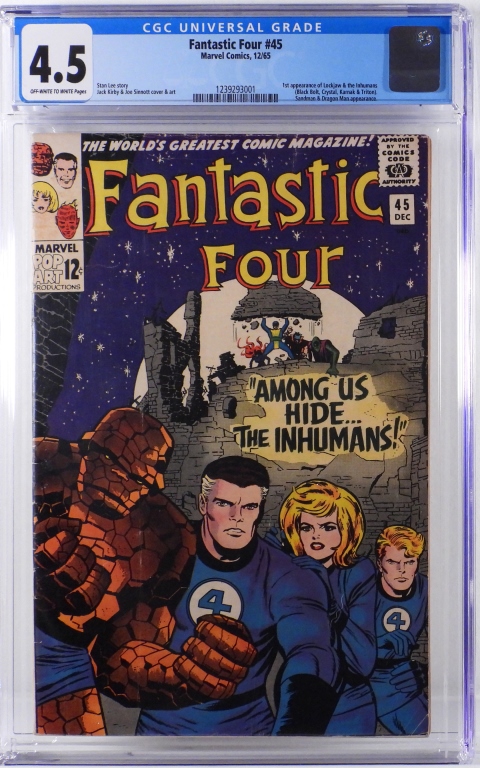 MARVEL COMICS FANTASTIC FOUR #45