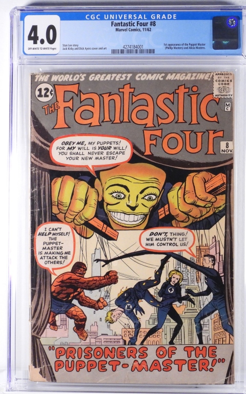 MARVEL COMICS FANTASTIC FOUR #8 CGC