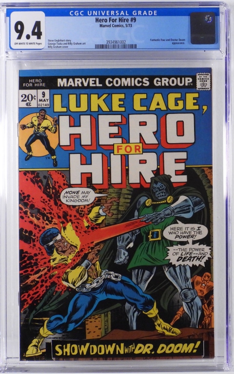MARVEL COMICS HERO FOR HIRE #9