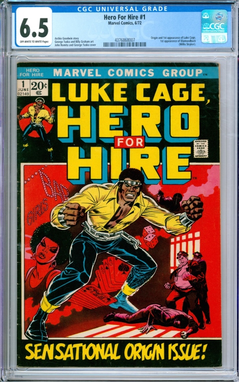 MARVEL COMICS HERO FOR HIRE #1
