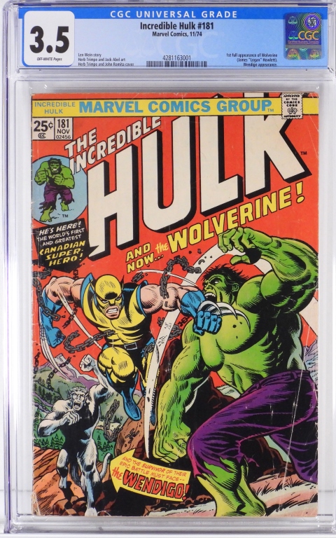 MARVEL COMICS INCREDIBLE HULK