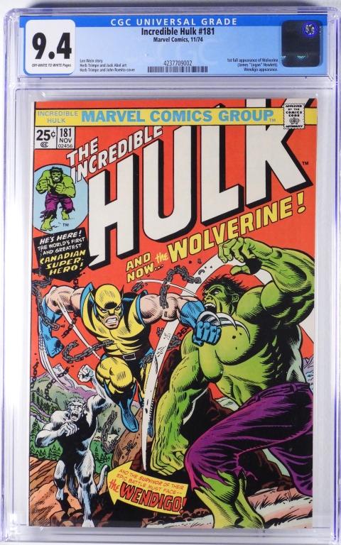 MARVEL COMICS INCREDIBLE HULK