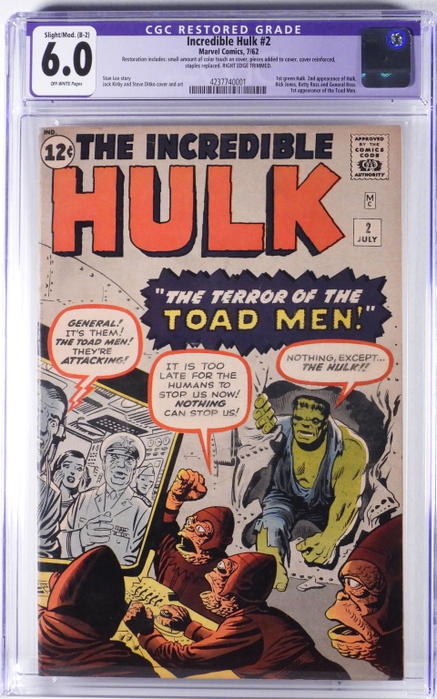 MARVEL COMICS INCREDIBLE HULK #2