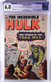 MARVEL COMICS INCREDIBLE HULK
