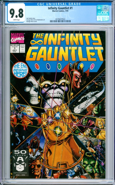 MARVEL COMICS INFINITY GAUNTLET
