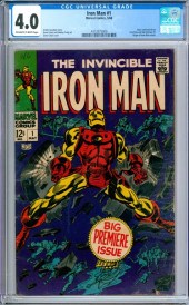MARVEL COMICS IRON MAN #1 CGC