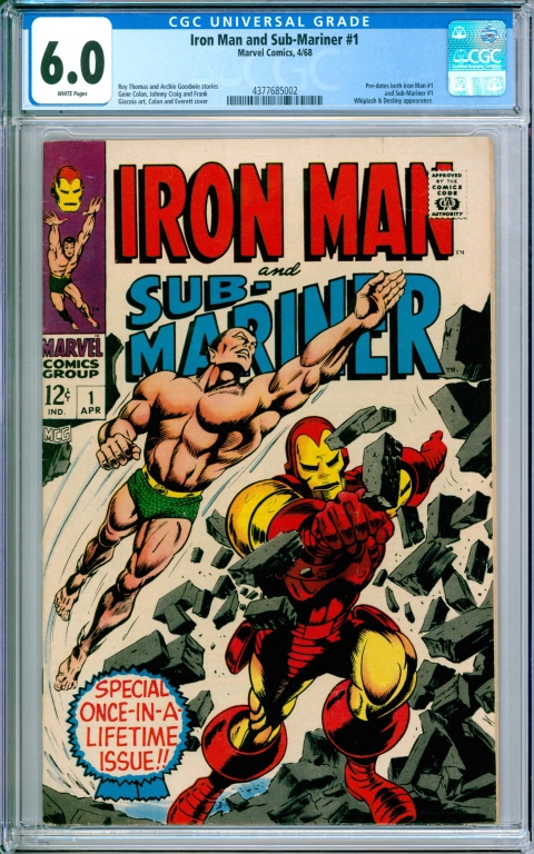 MARVEL COMICS IRON MAN AND