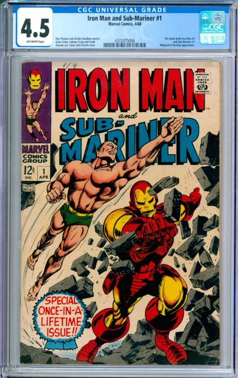 MARVEL COMICS IRON MAN AND