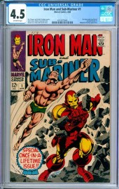 MARVEL COMICS IRON MAN AND SUB