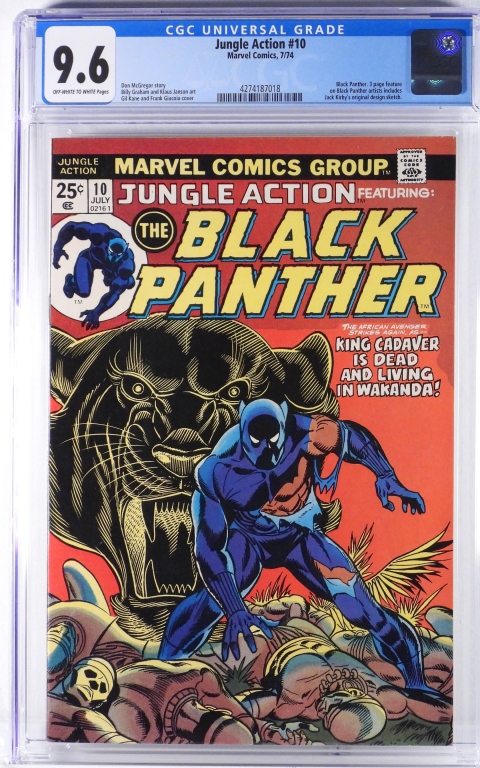 MARVEL COMICS JUNGLE ACTION #10 CGC