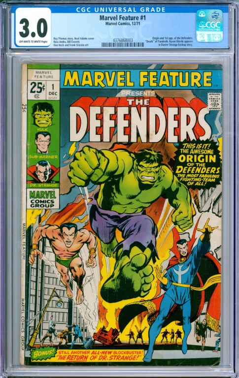 MARVEL COMICS MARVEL FEATURE #1 CGC