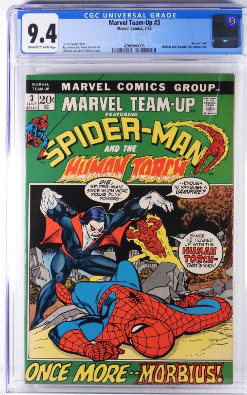 MARVEL COMICS MARVEL TEAM-UP #3 CGC