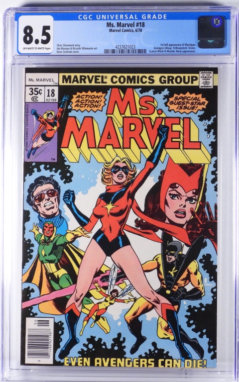 MARVEL COMICS MS. MARVEL #18 CGC