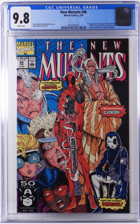 MARVEL COMICS NEW MUTANTS #98 CGC