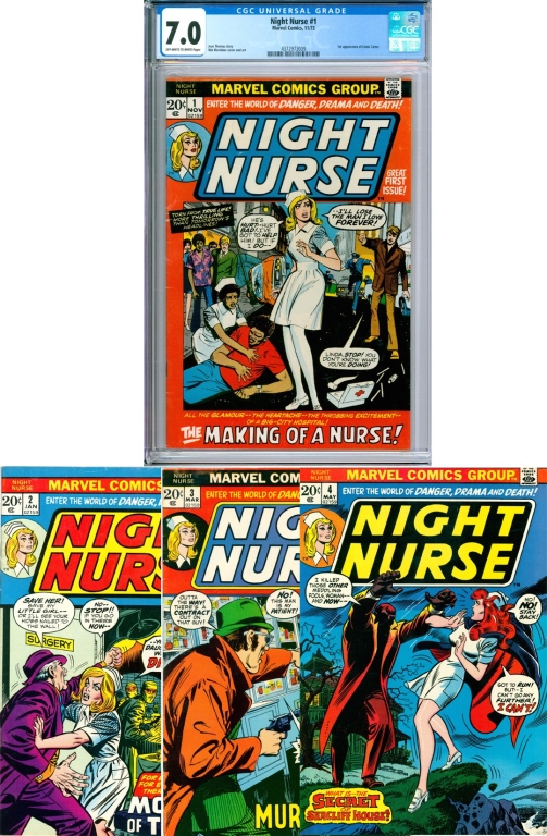 MARVEL COMICS NIGHT NURSE #1-#4