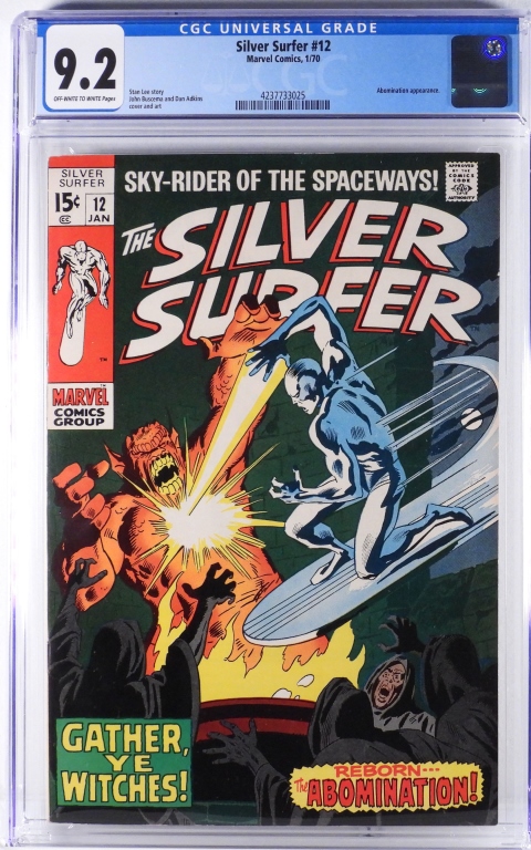 MARVEL COMICS SILVER SURFER #12 CGC