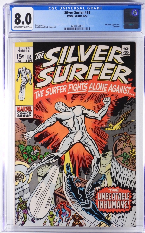 MARVEL COMICS SILVER SURFER #18 CGC