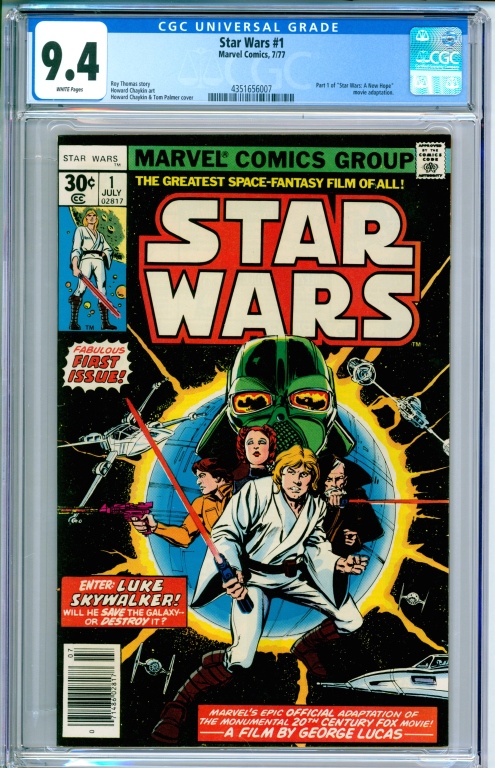 MARVEL COMICS STAR WARS #1 CGC