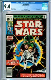 MARVEL COMICS STAR WARS #1 CGC