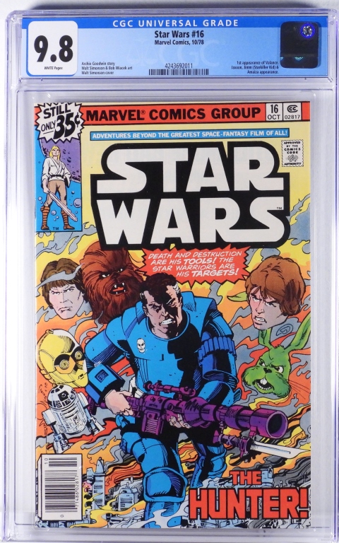 MARVEL COMICS STAR WARS #16 CGC 9.8