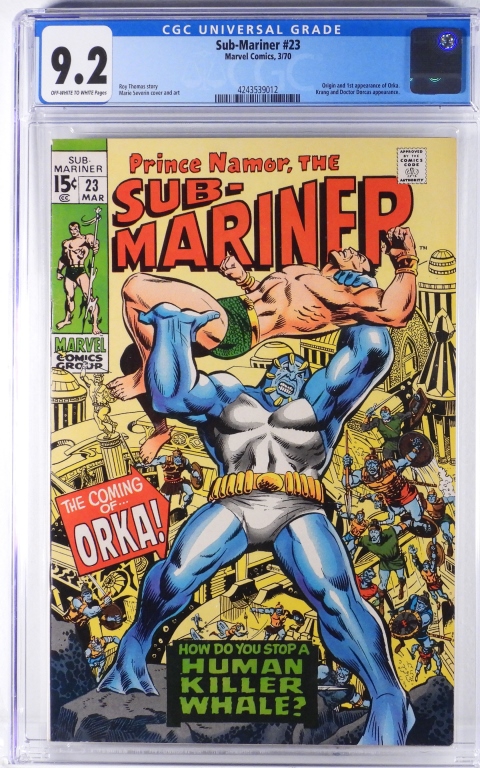 MARVEL COMICS SUB-MARINER #23 CGC