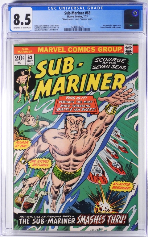 MARVEL COMICS SUB-MARINER #63 CGC