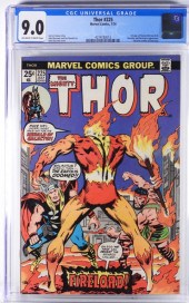 MARVEL COMICS THOR #225 CGC 9.