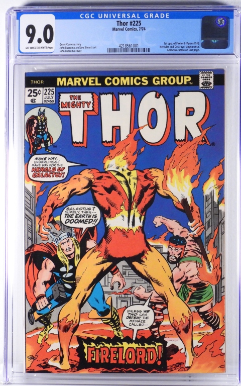 MARVEL COMICS THOR #225 CGC 9.0