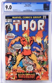 MARVEL COMICS THOR #225 CGC 9.