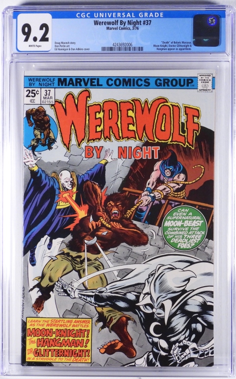 MARVEL COMICS WEREWOLF BY NIGHT #37