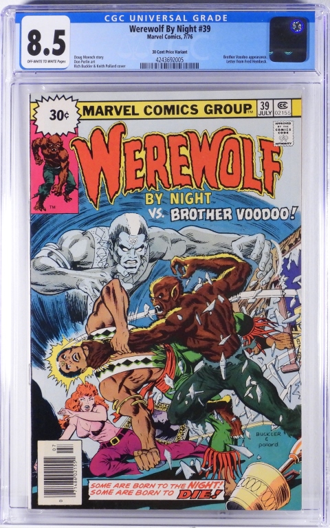 MARVEL COMICS WEREWOLF BY NIGHT #39