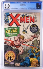 MARVEL COMICS X-MEN #10 CGC 5.