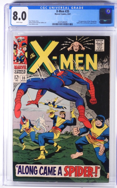 MARVEL COMICS X-MEN #35 CGC 8.0
