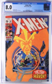 MARVEL COMICS X-MEN #58 CGC 8.