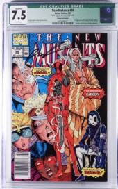 MARVEL NEW MUTANTS #98 CGC 7.5