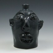 Marvin Bailey Face Jug blue ma