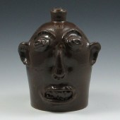 Marvin Bailey Face Jug brown m