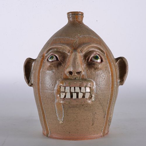 MARVIN BAILEY FACE JUG11" marvin