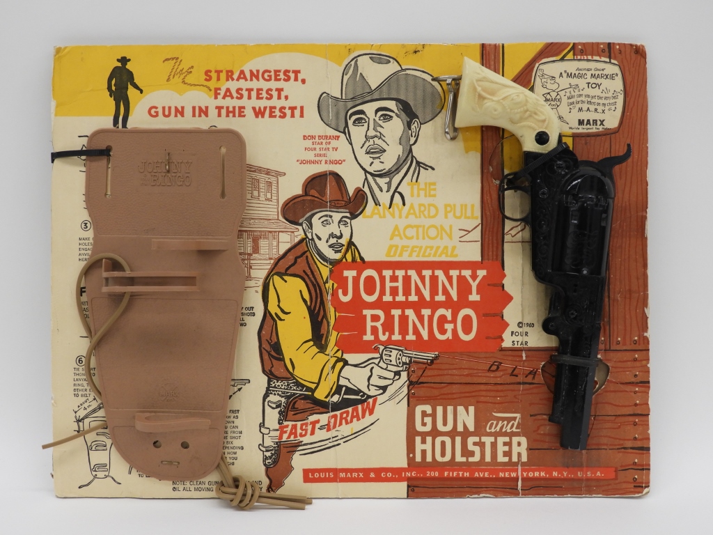 MARX 1960 JOHNNY RINGO CAP GUN &