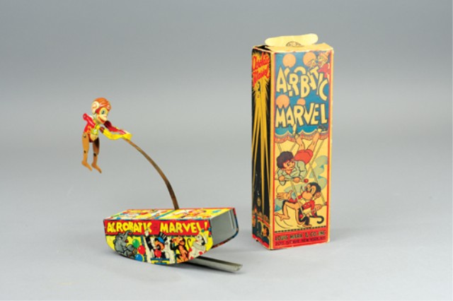 MARX ACROBAT MARVEL TOY Partial box