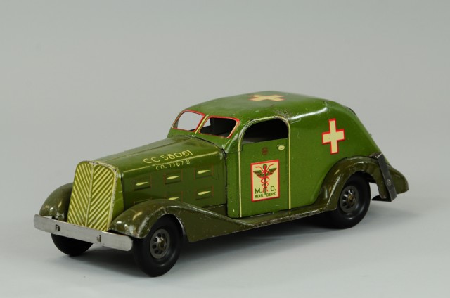 MARX ARMY AMBULANCE Lithographed