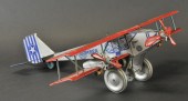 MARX ARMY BOMBER c. 1929 litho