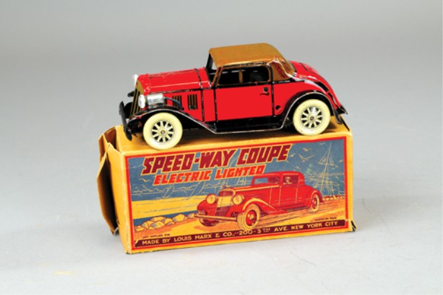 MARX BOXED SPEEDWAY COUPE