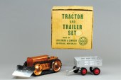 MARX BOXED TRACTOR AND TRAILER