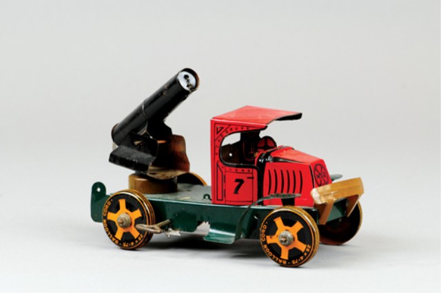 MARX CANNON TRUCK Lithographed