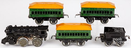 MARX JOY LINE FIVE PIECE TRAIN