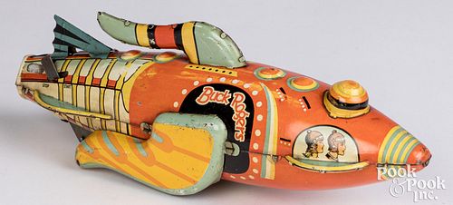 MARX LITHOGRAPHED TIN BUCK ROGERS