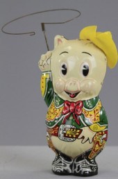 MARX PORKY PIG IN COWBOY OUTFI